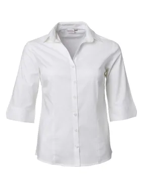 Abbey K213 3/4 Blouse - White