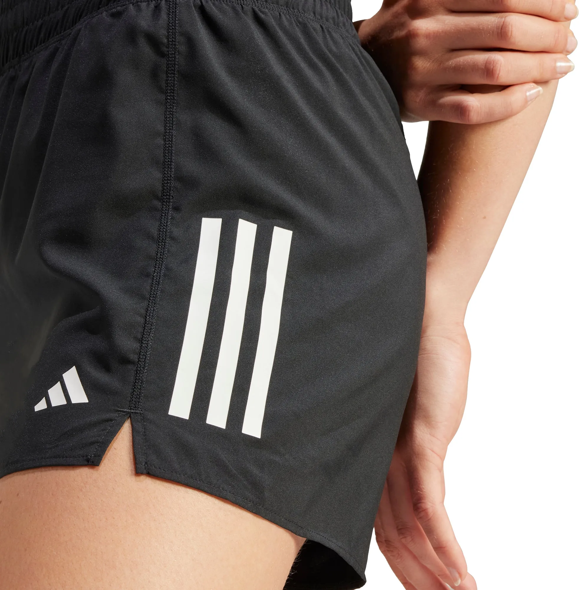 adidas Own The Run 4 Inch Womens Running Shorts - Black