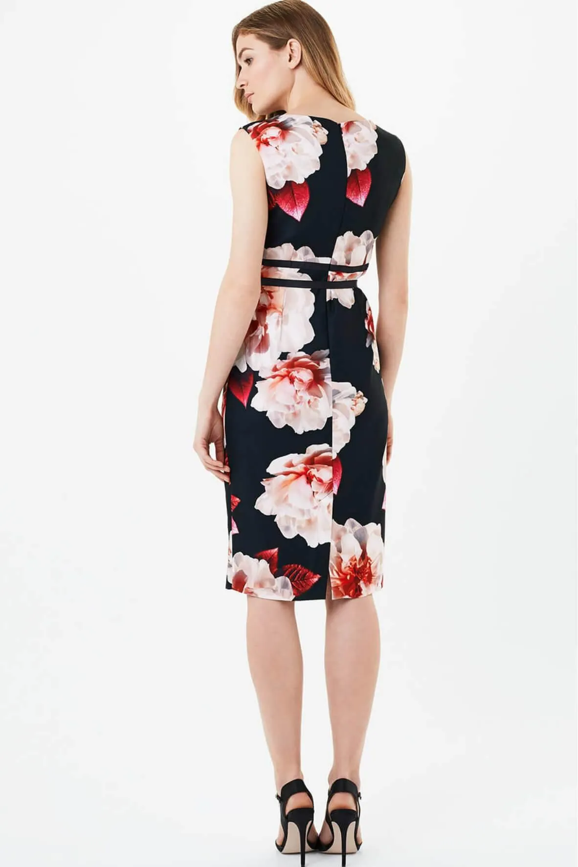 Alma Print Crepe Dress