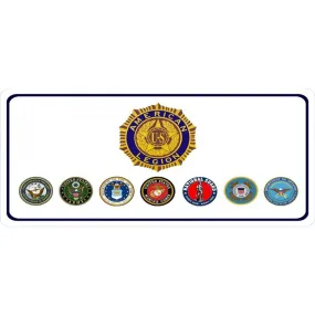 American Legion Photo License Plate