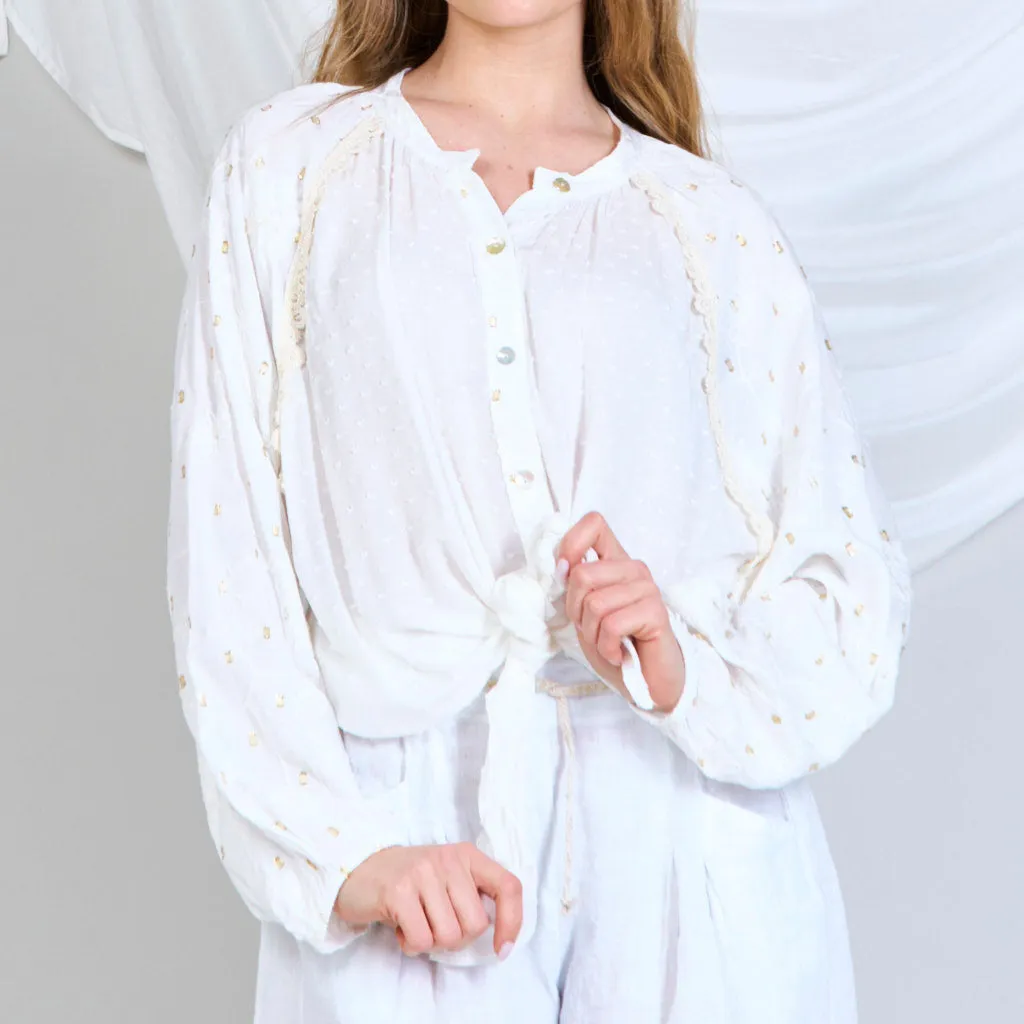 Blouse with kiledia patterns wholesale