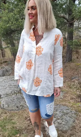 Cajsa Linen Blouse