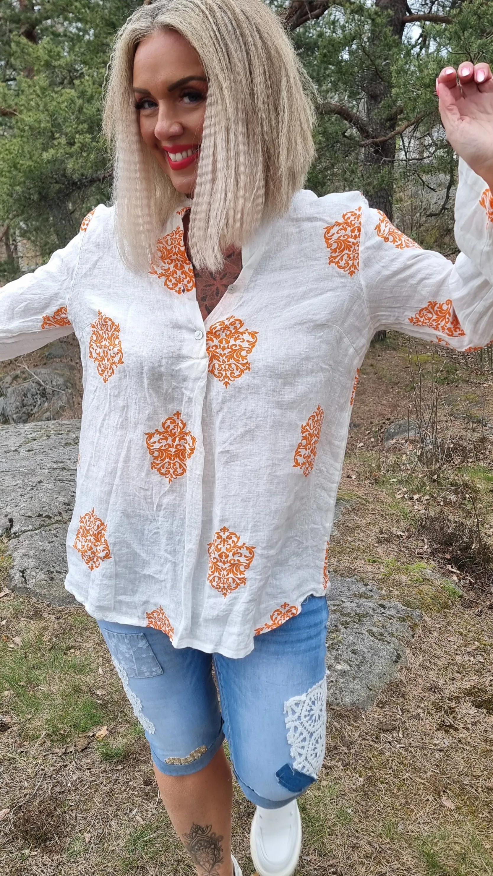 Cajsa Linen Blouse