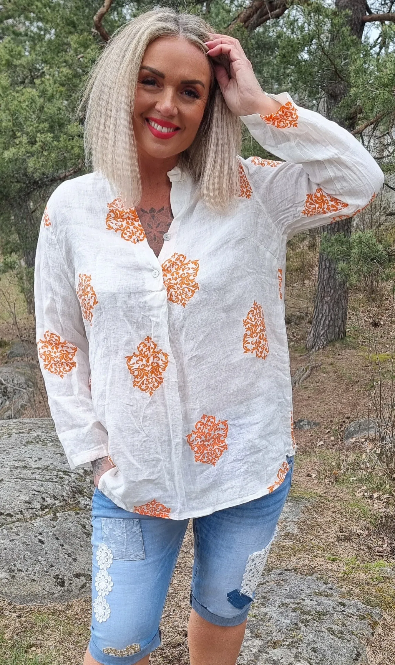 Cajsa Linen Blouse