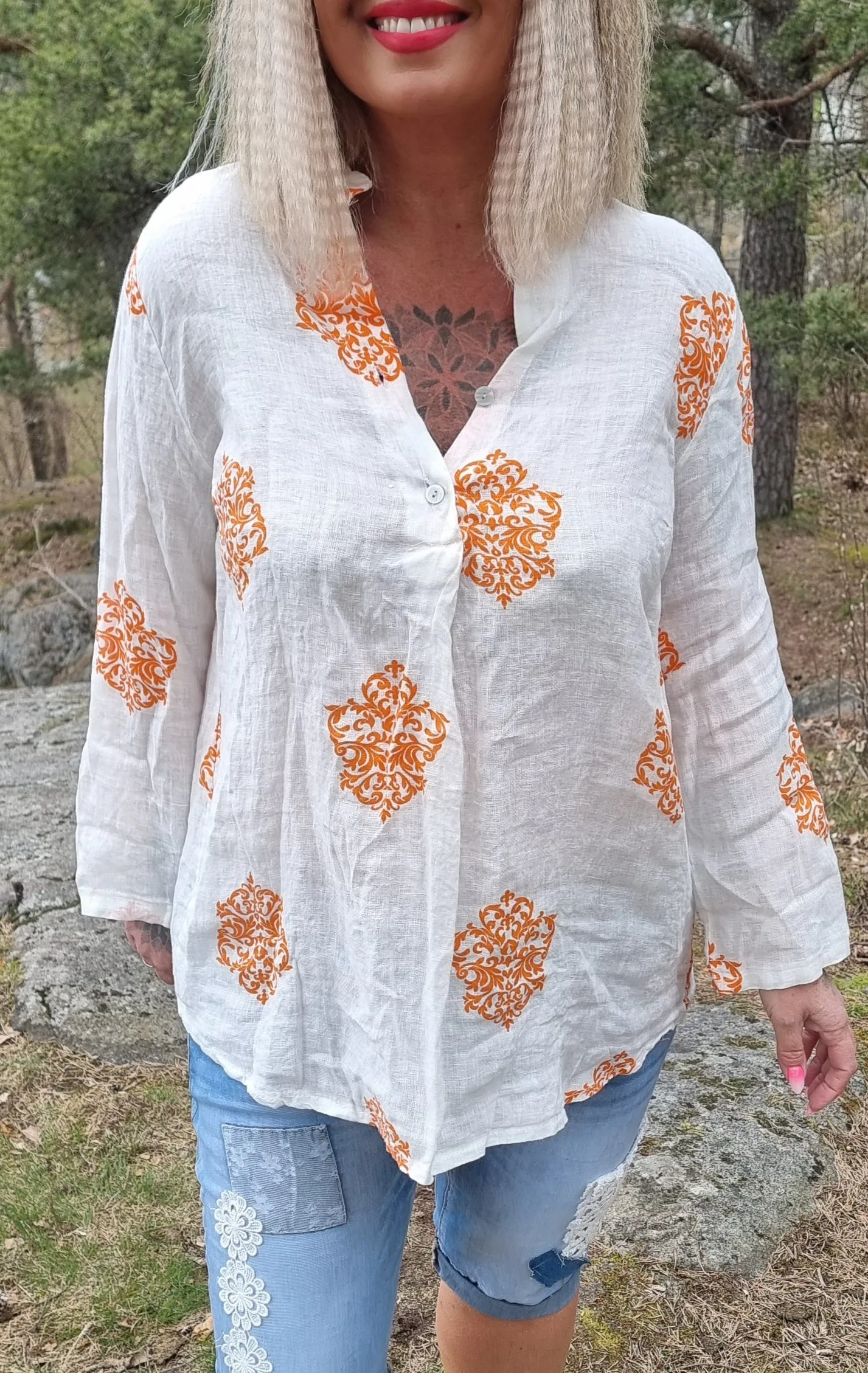 Cajsa Linen Blouse