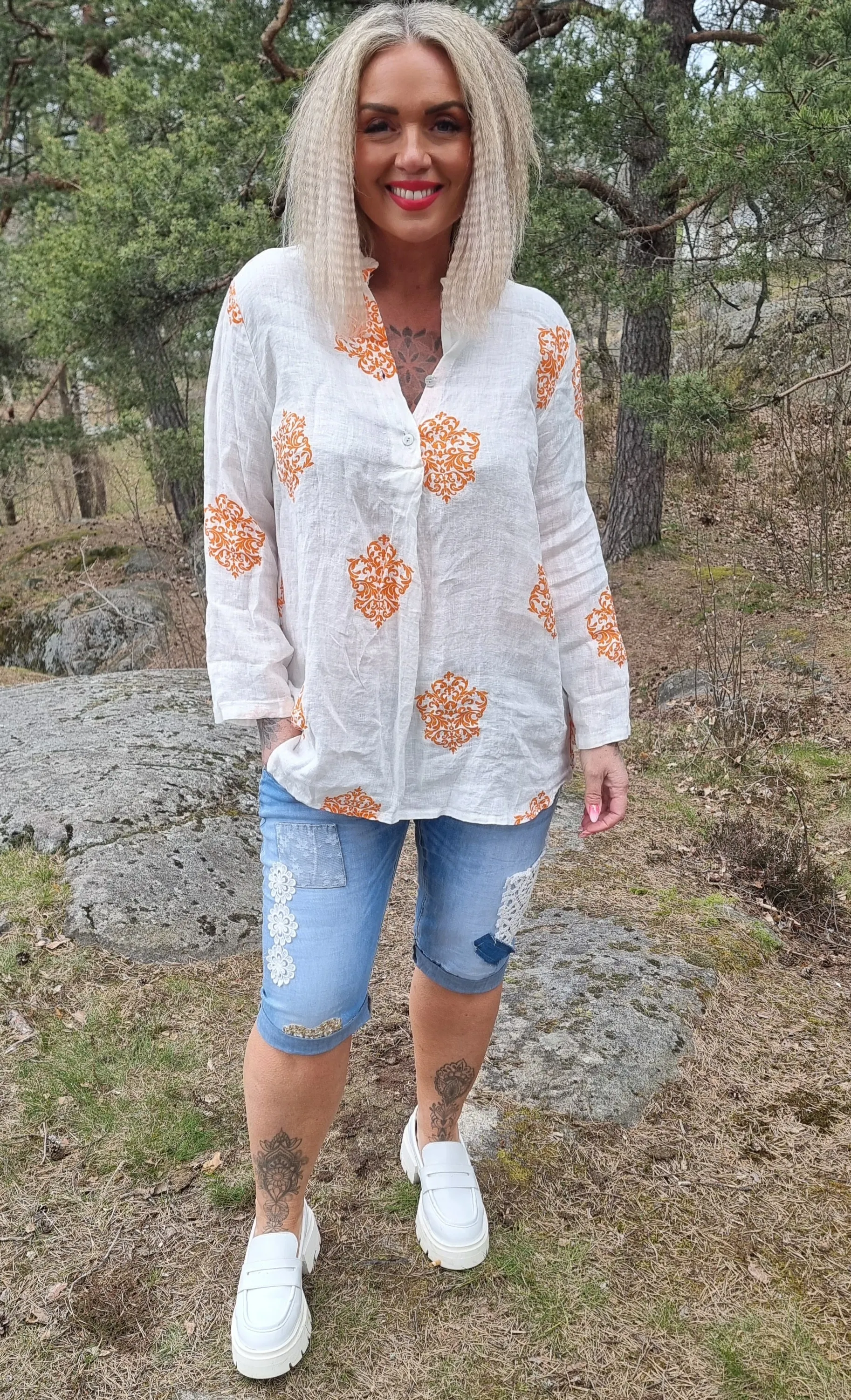 Cajsa Linen Blouse