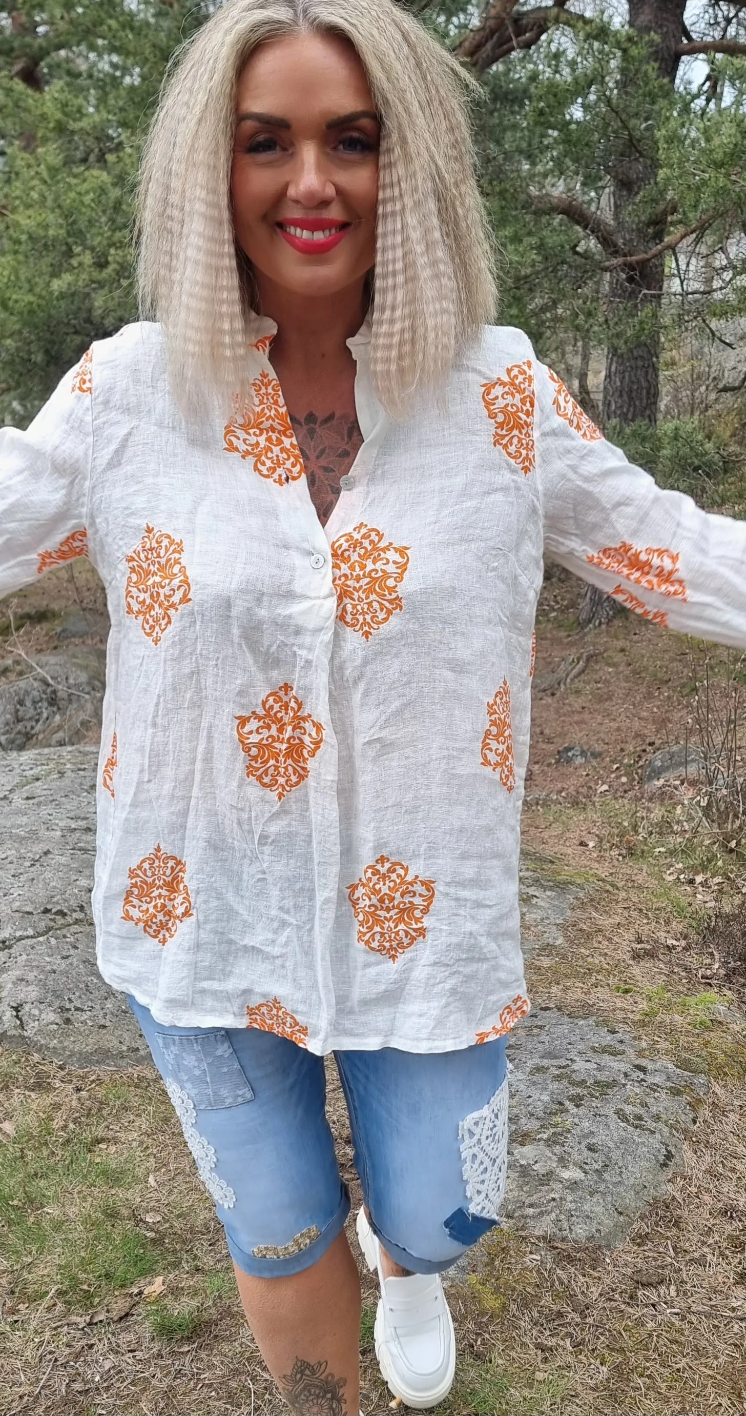 Cajsa Linen Blouse