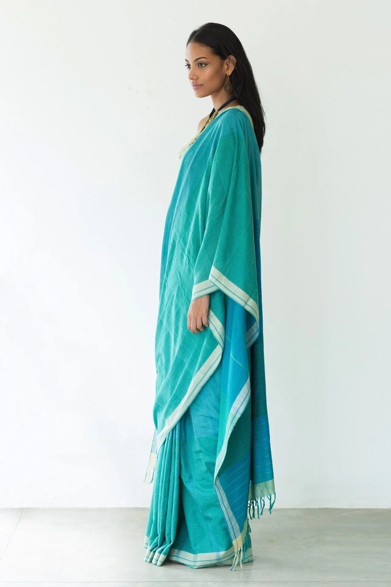 Caribbean Wave Saree