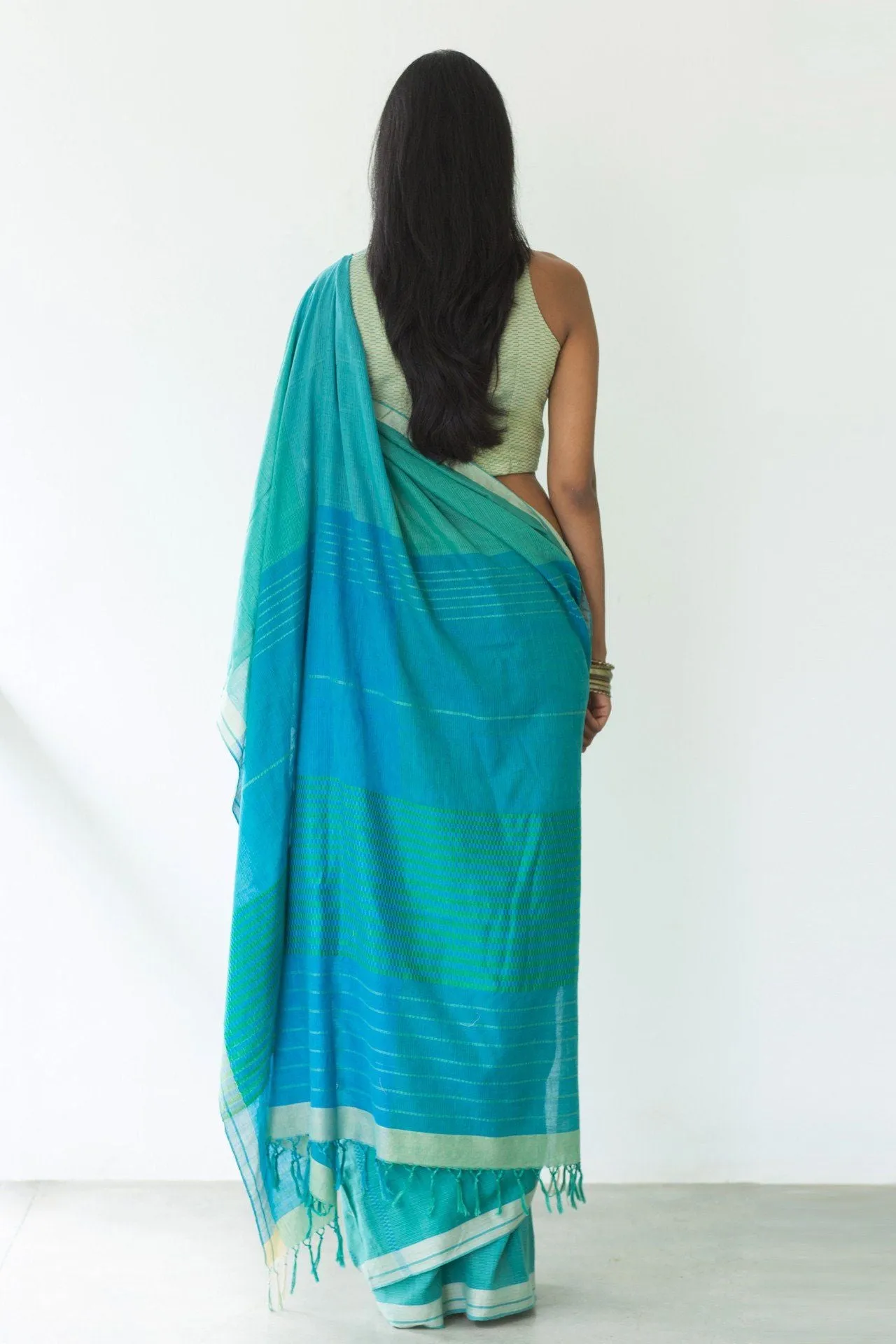 Caribbean Wave Saree