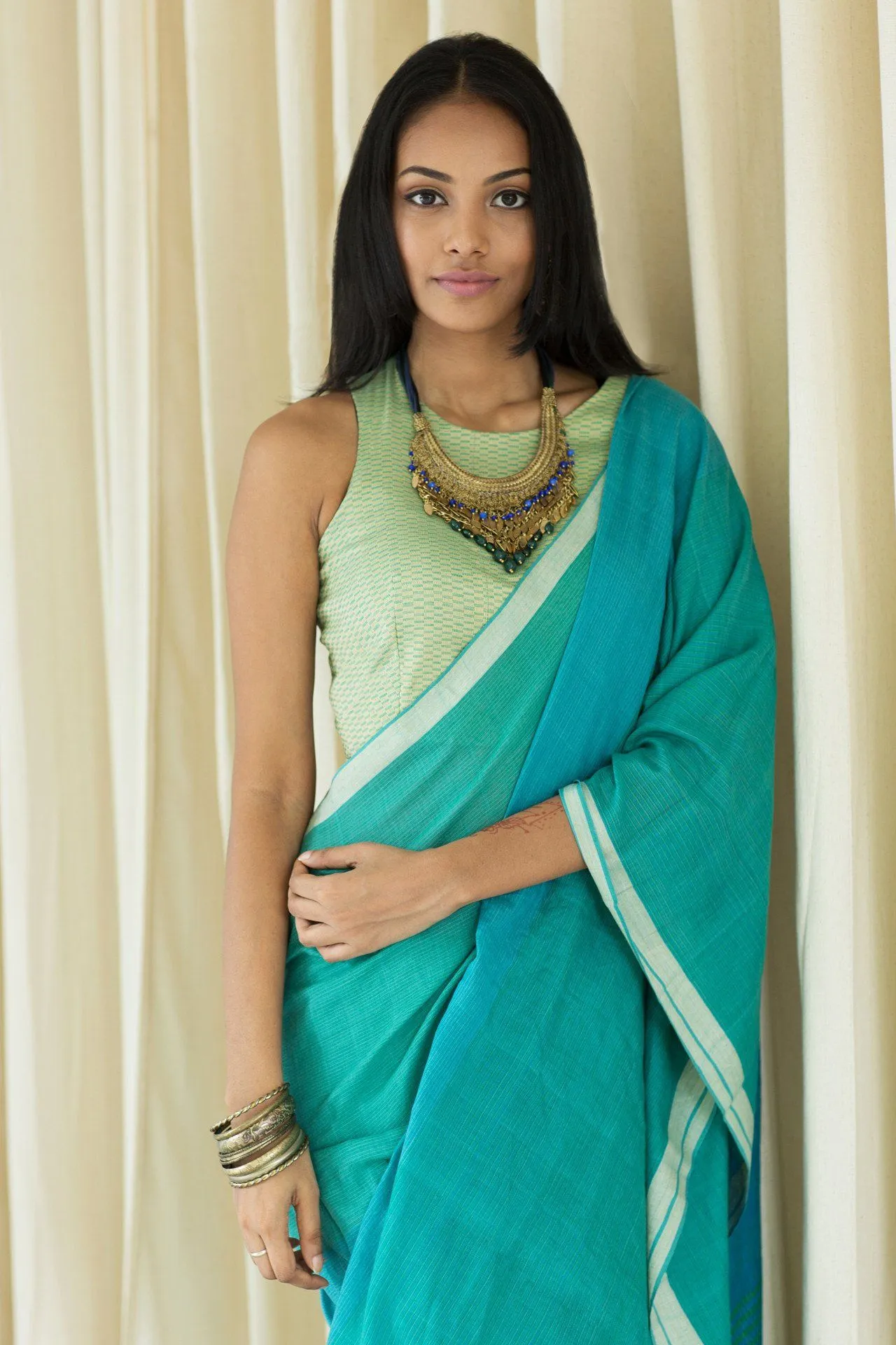 Caribbean Wave Saree