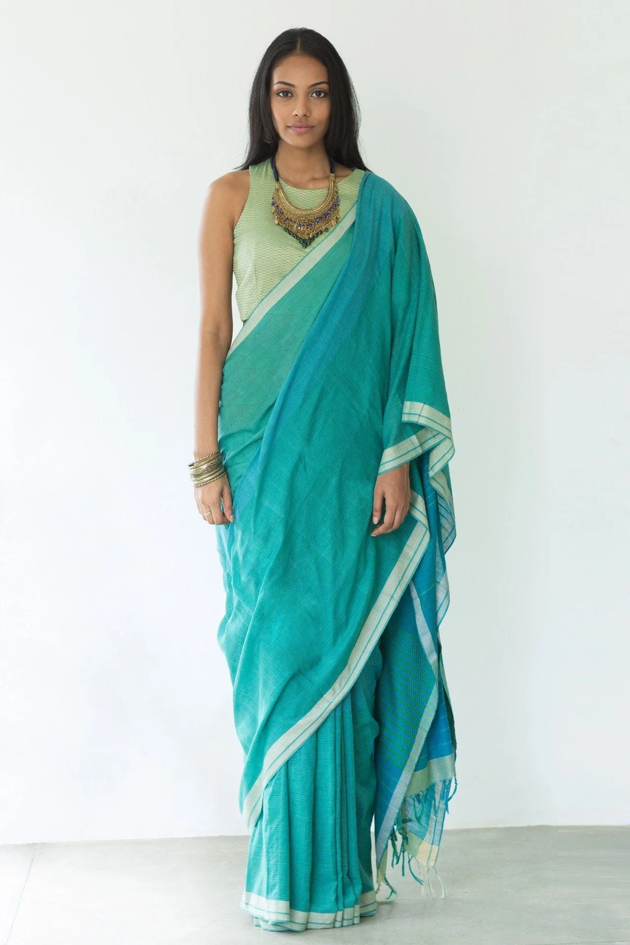 Caribbean Wave Saree