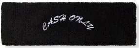 Cash Only Logo Sweatband / Black