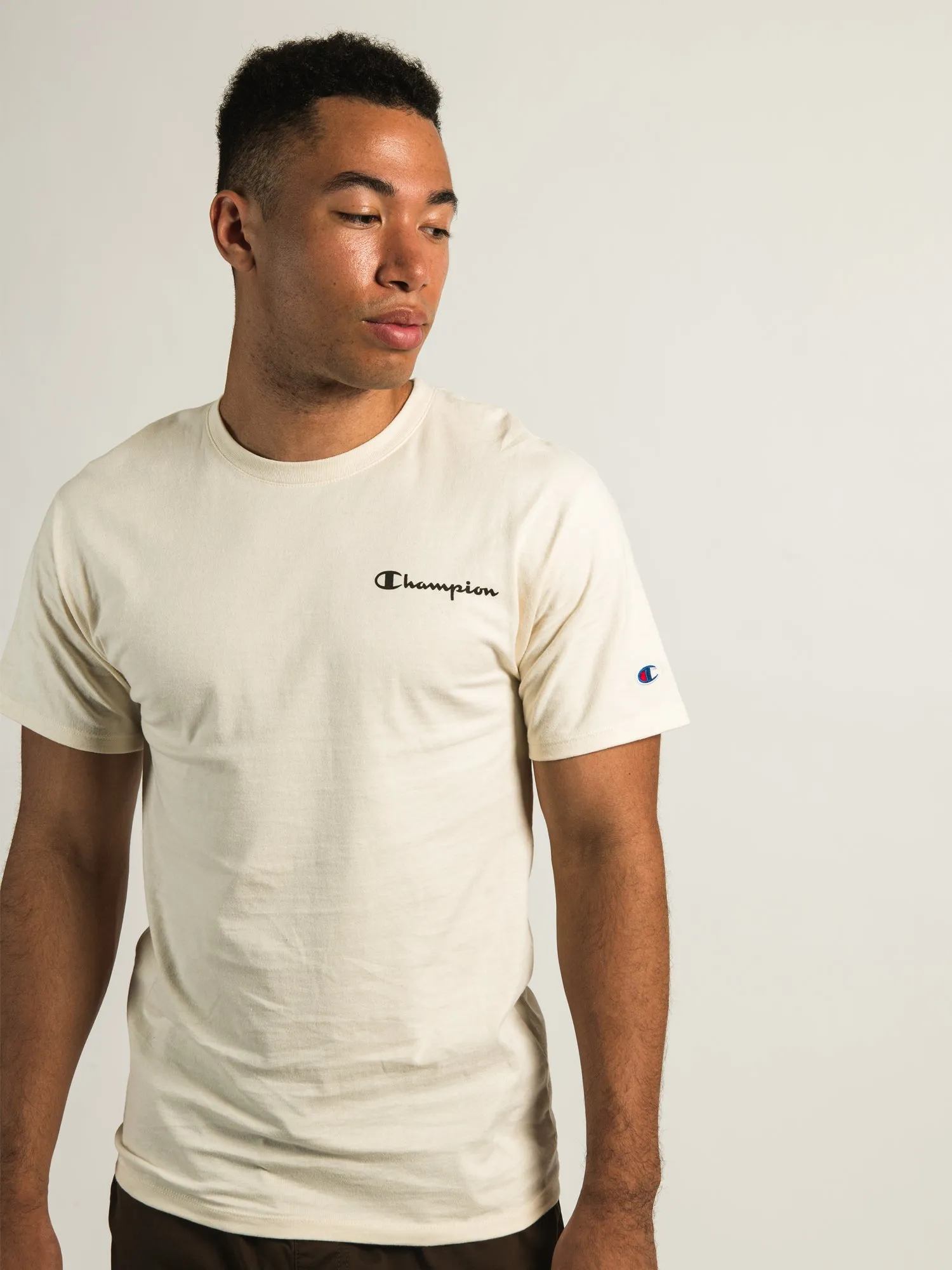 CHAMPION CLASSIC SCRIPT T-SHIRT - CLEARANCE