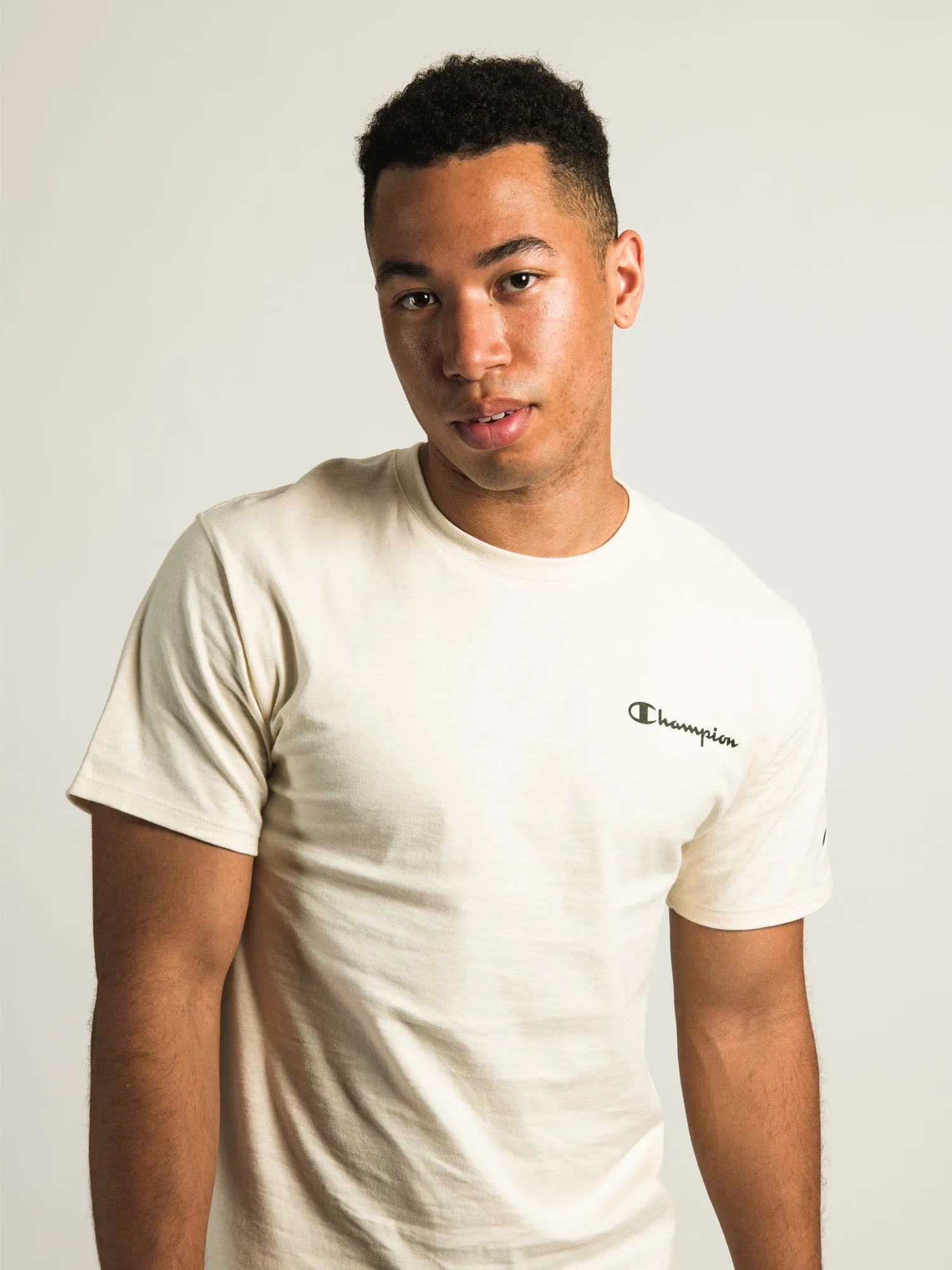 CHAMPION CLASSIC SCRIPT T-SHIRT - CLEARANCE