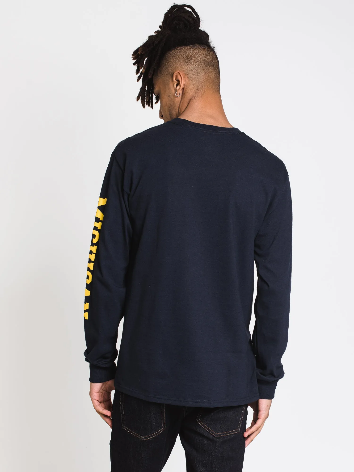 CHAMPION MICHIGAN LONG SLEEVE UNIVERSITY TEE  - CLEARANCE