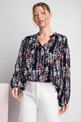 Evening Garden Party Top