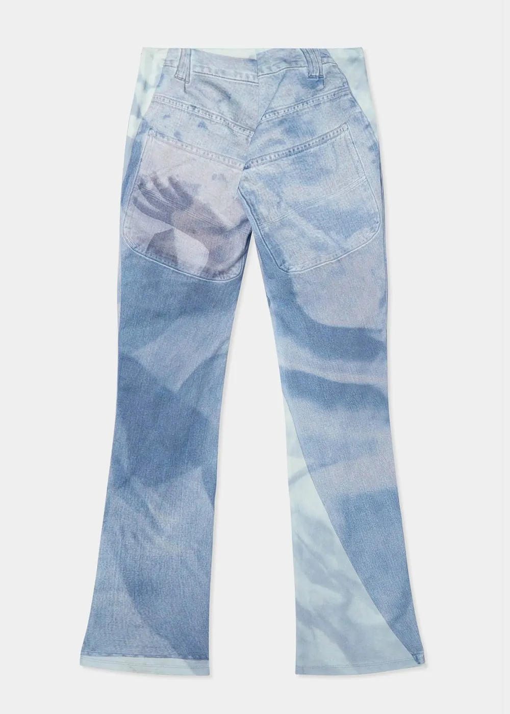 Handy Jean Print Denim Trousers