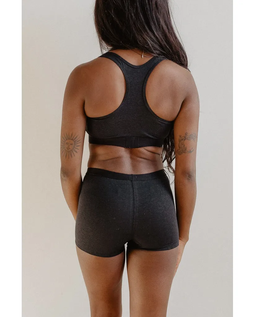 Hemp Racerback Bralette - Black *Only XS Left! FINAL SALE*