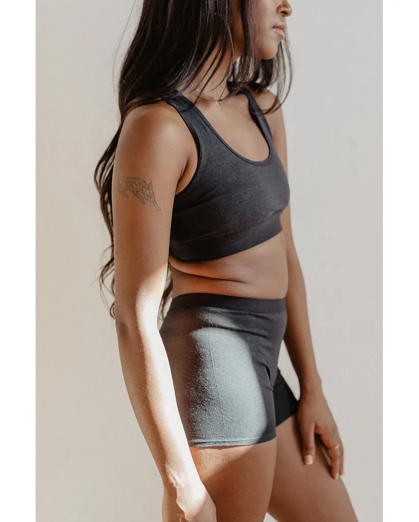 Hemp Racerback Bralette - Black *Only XS Left! FINAL SALE*