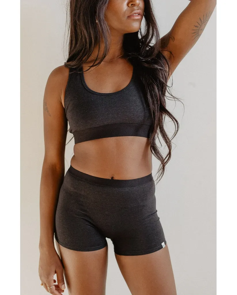 Hemp Racerback Bralette - Black *Only XS Left! FINAL SALE*