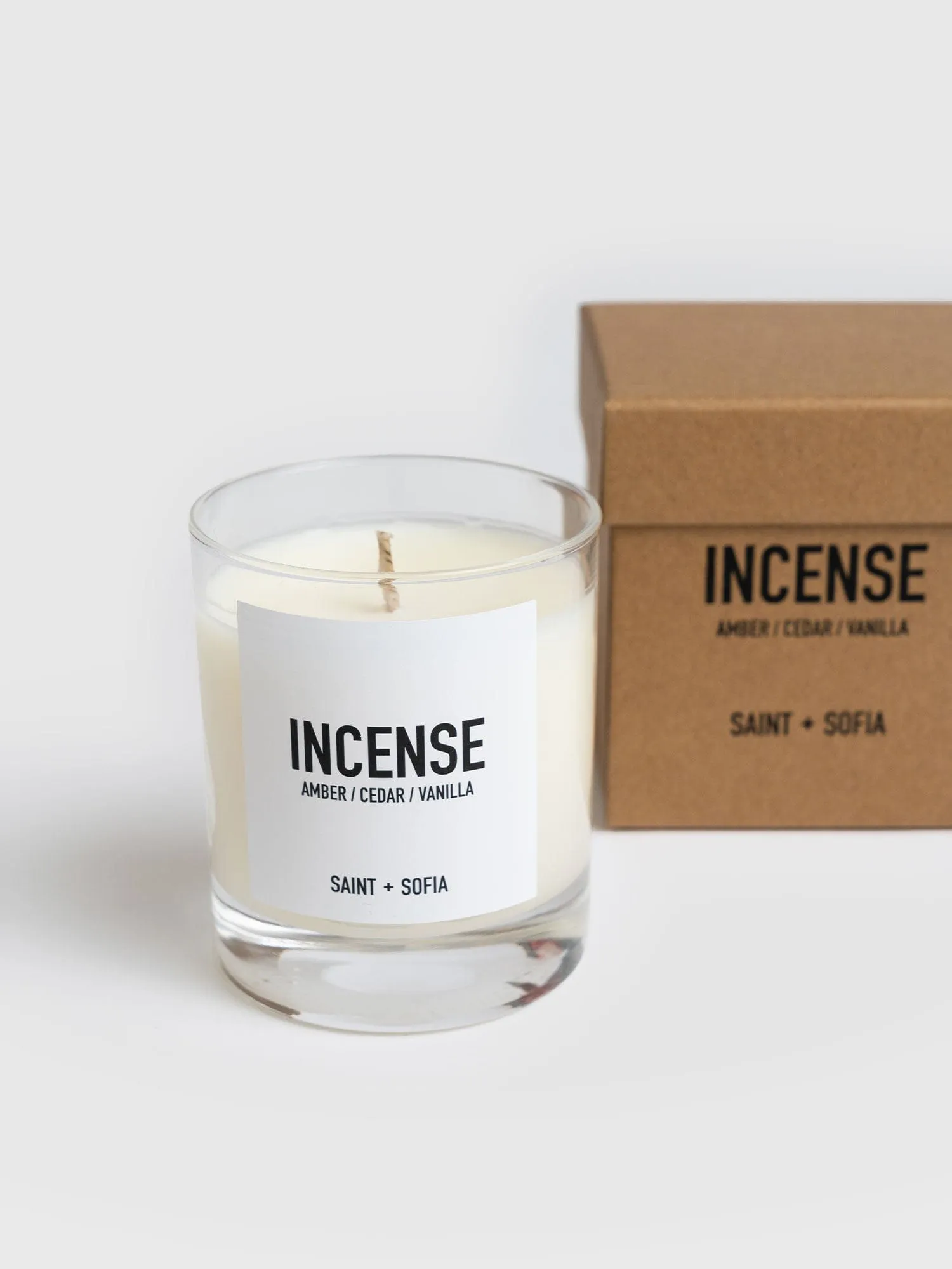 Incense Scented Candle