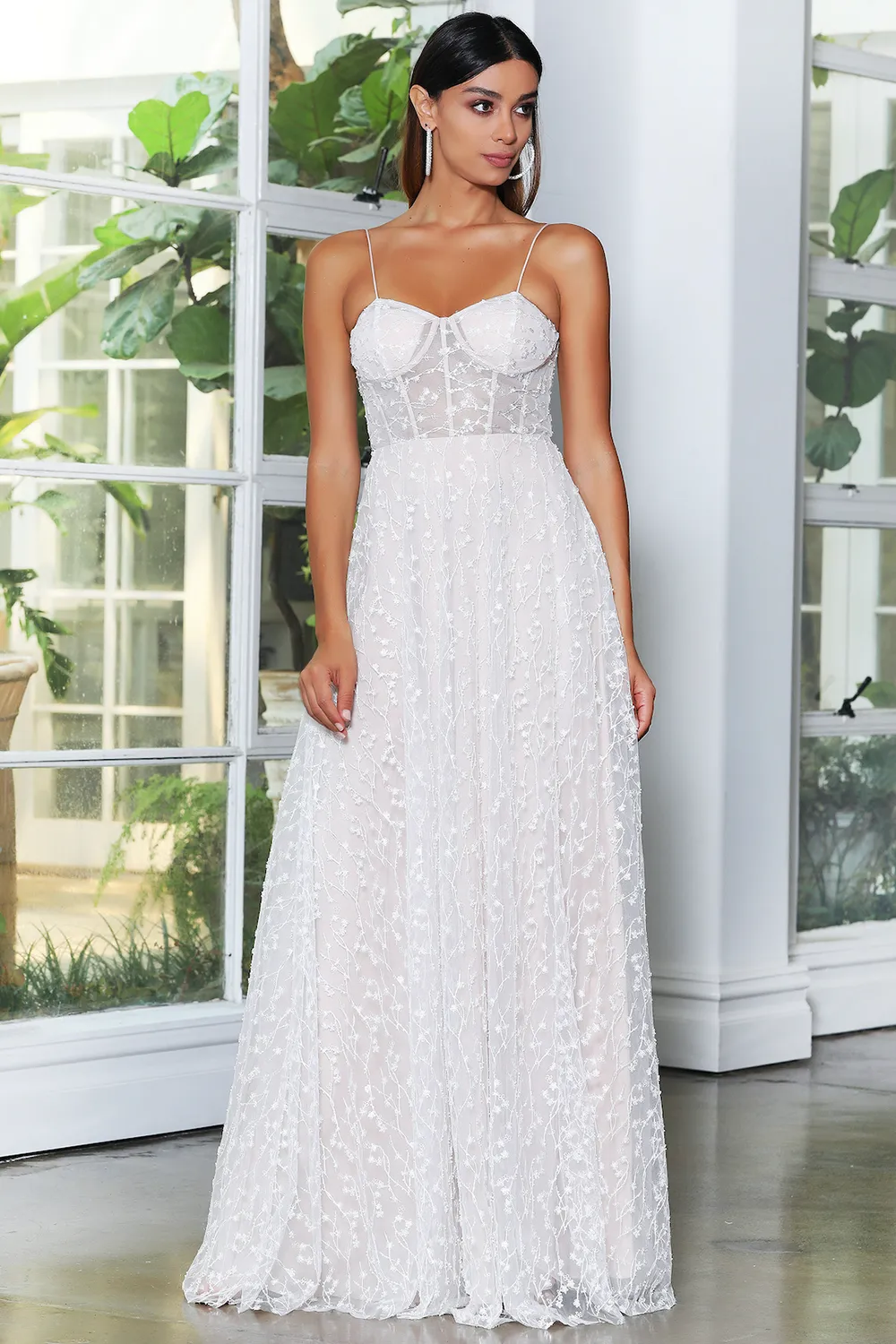 JX4065 Gown by Jadore - Ivory/Nude