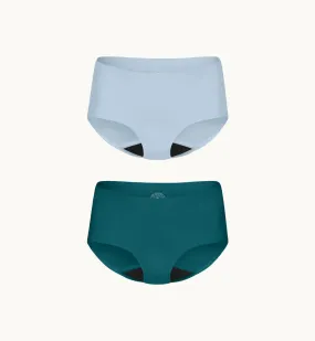 (Kit Item) Best Sellers Period Kit SLP LTD Color Atmosphere/Blue Frost 2-Pack | Boyshort