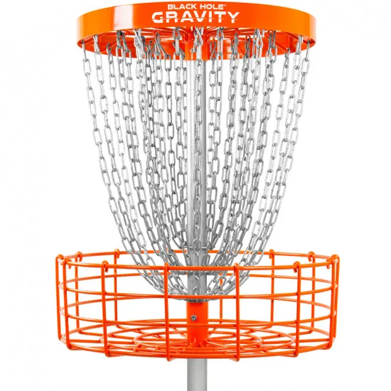 MVP Black Hole Gravity Disc Golf Basket (version 2)