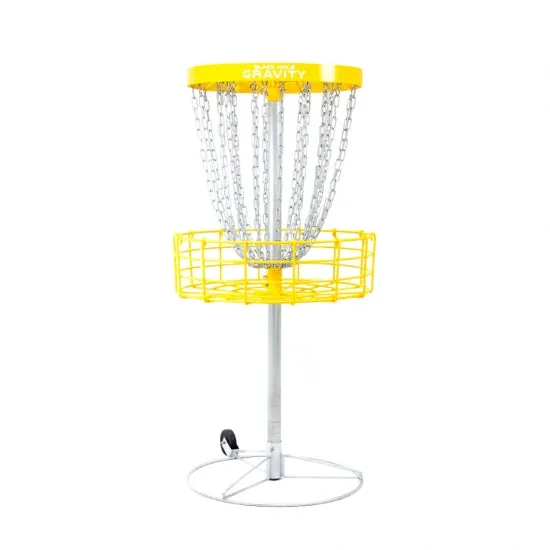 MVP Black Hole Gravity Disc Golf Basket (version 2)