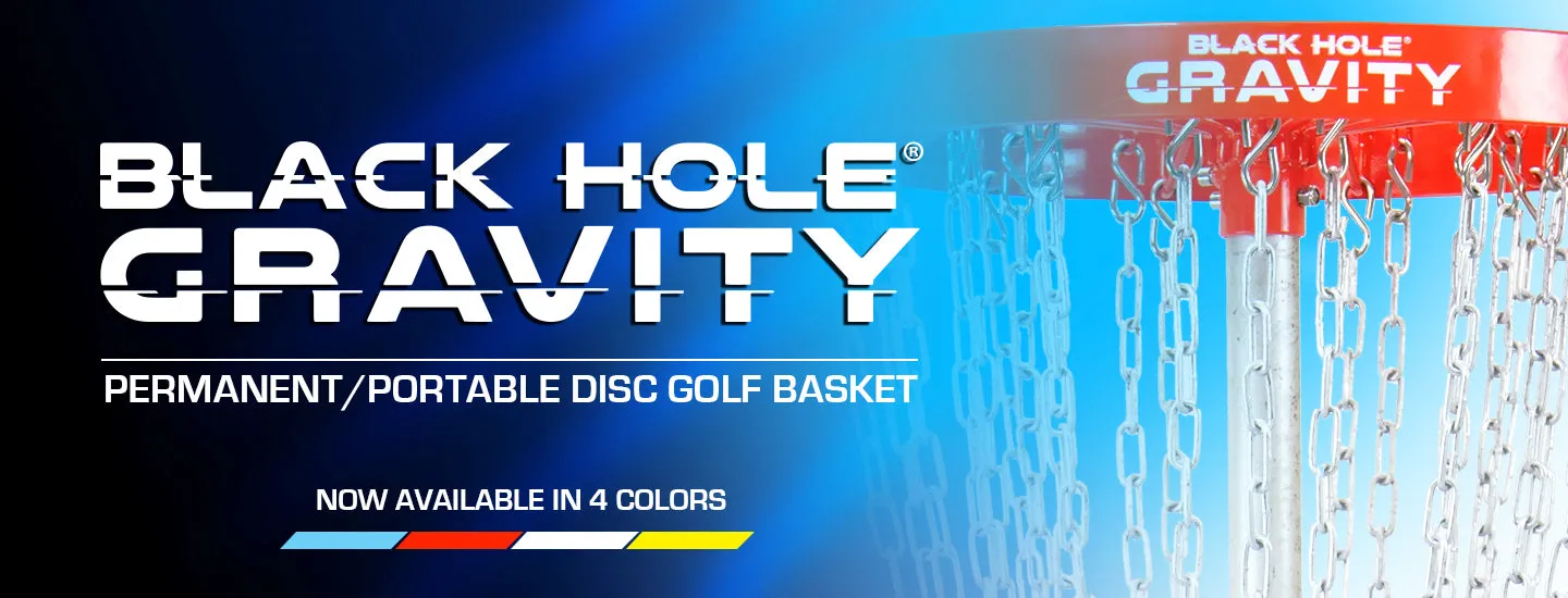 MVP Black Hole Gravity Disc Golf Basket (version 2)