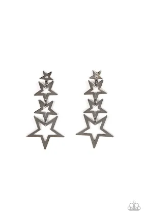 Paparazzi Superstar Crescendo - Black Earrings