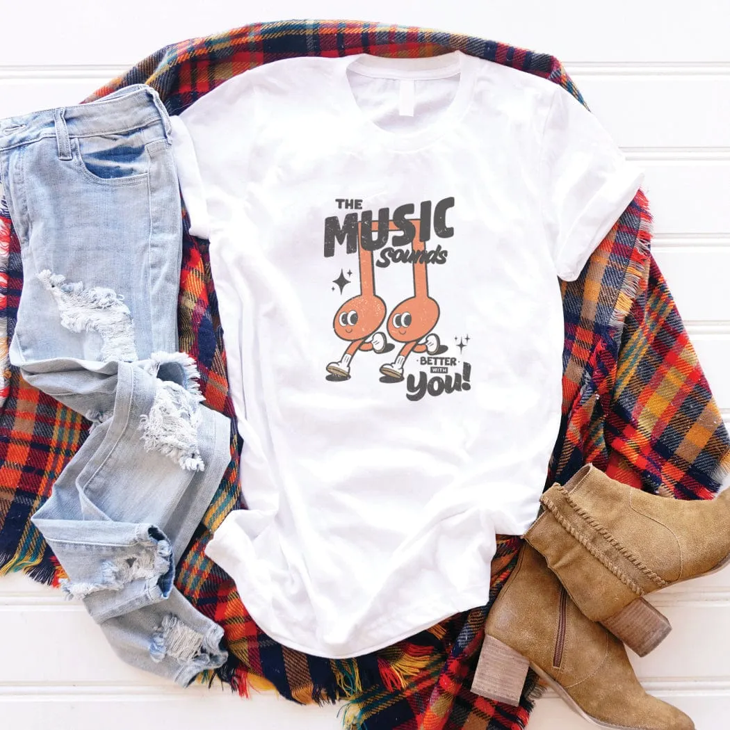 Retro Music Graphic T-Shirt - TY166