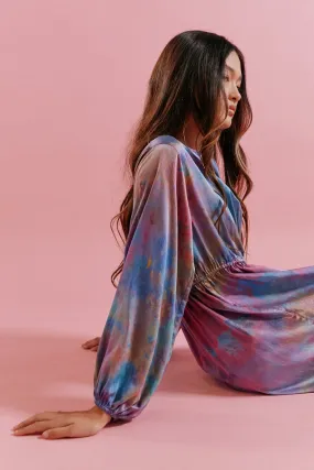 Silk Dress in Rainbow